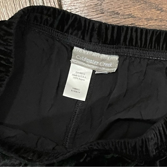 Black Velvet outfit. PJ Klein Jacket/Coldwater Creek pants. - Picture 4 of 6